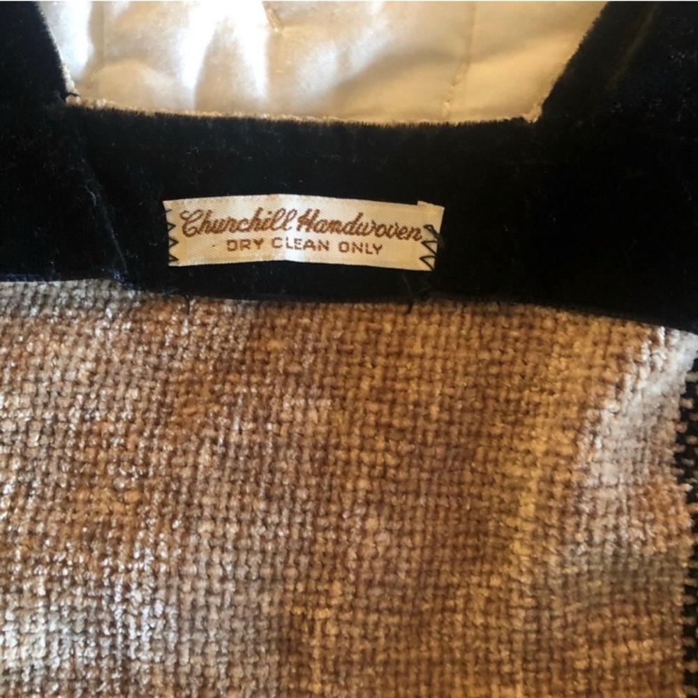 Chenille Cape by Churchill Handwoven - Picture 8 of 9